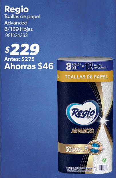 Toallas de papel advance