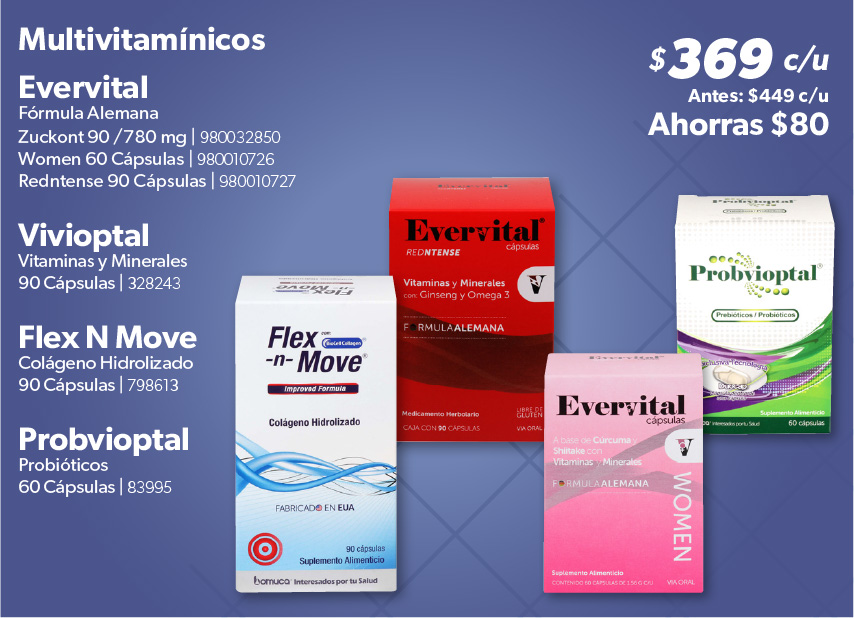 Multivitaminicos probioticos vitaminas colageno
