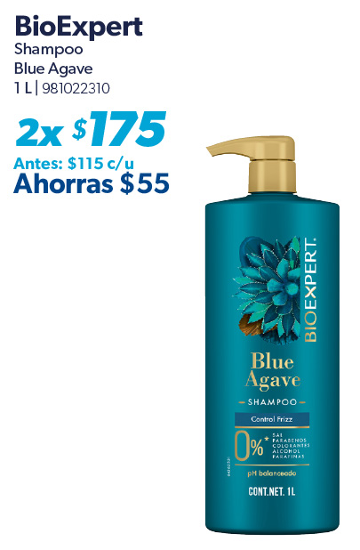 Shampoo blue agave