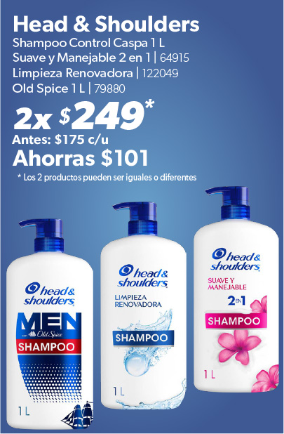 Shampoo control caspa limpieza renovadora