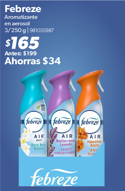 Aromatizante en aerosol
