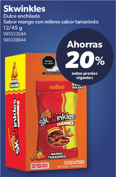 Dulce enchilado sabor mango