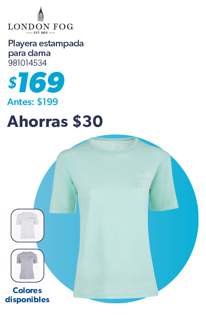 Playera estampada dama