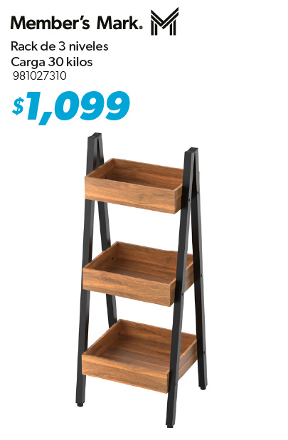 Rack de 3 niveles
