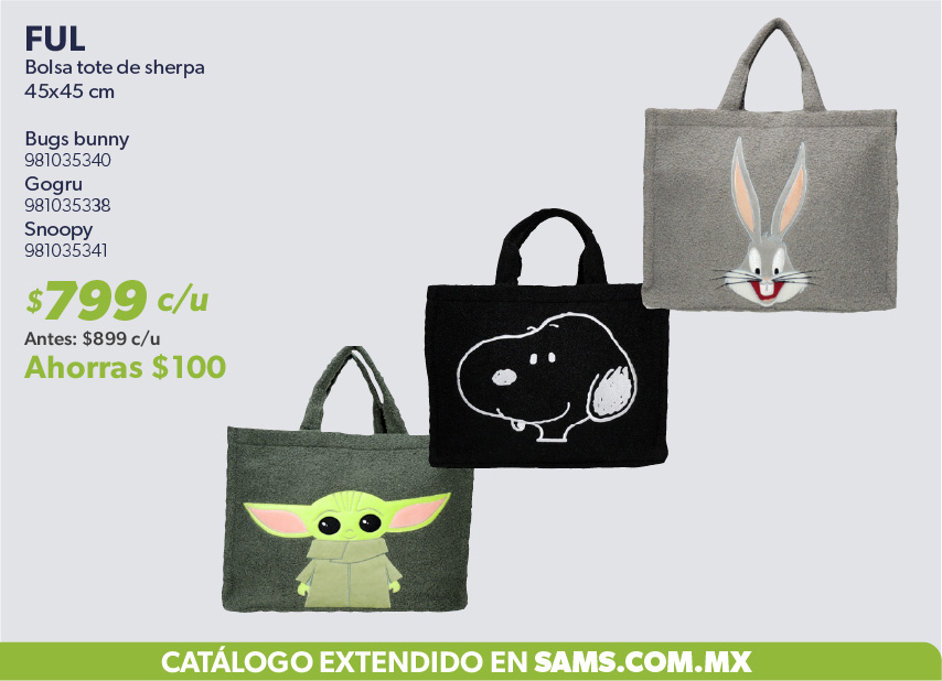 Bolsa tote de sherpa