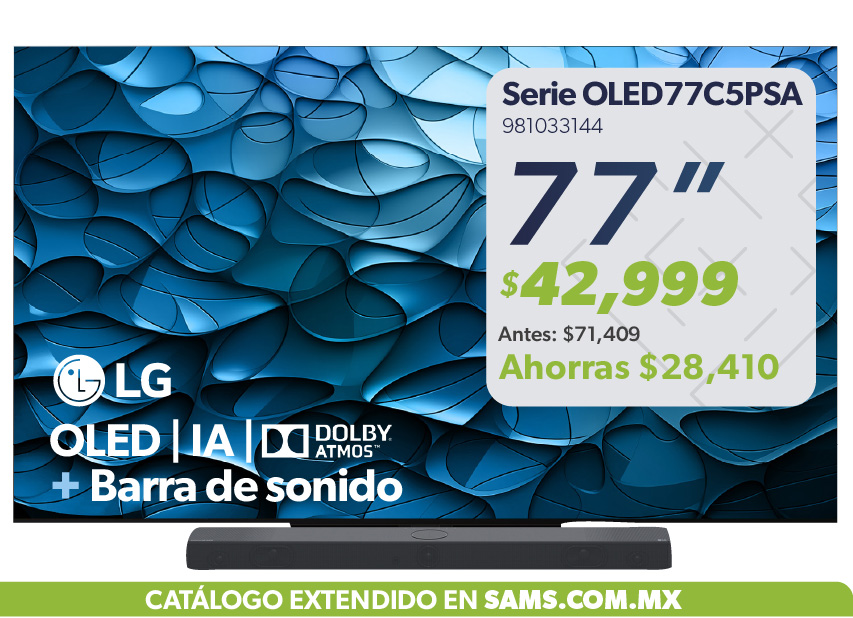 Pantalla 77 pulgadas Oled