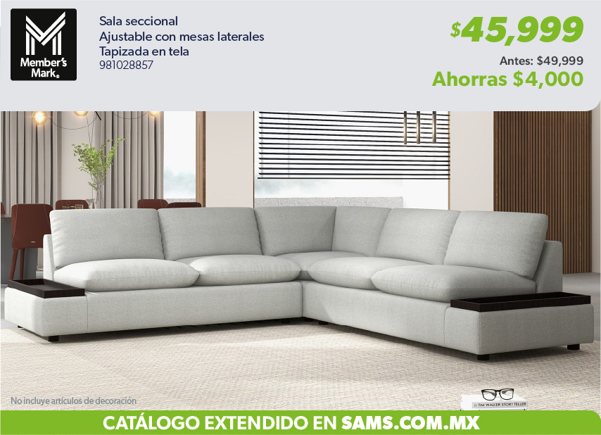 Sala seccional ajustable