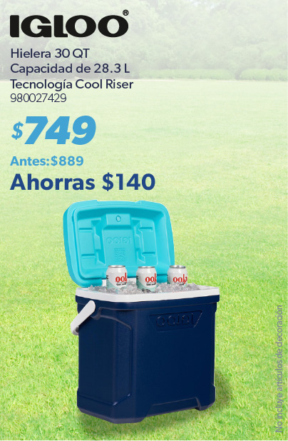 Hielera tecnologia cool riser
