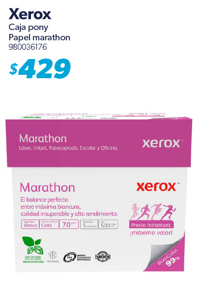 Caja pony papel marathon