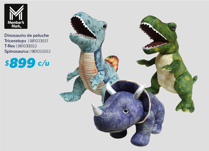 Dinosaurio de peluche