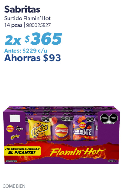 Surtido flamin hot