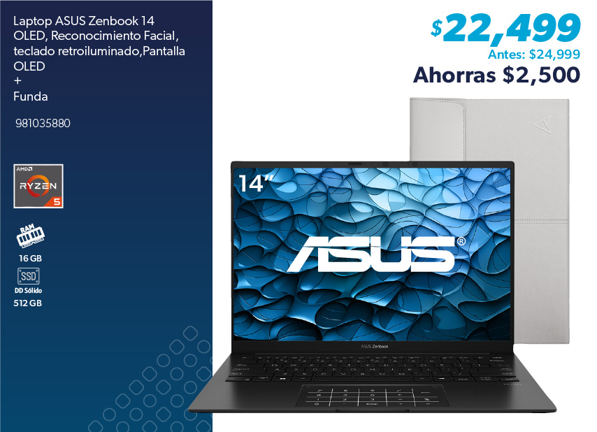 Laptop mas funda