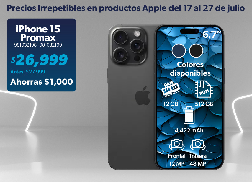 Smartphone iphone 15