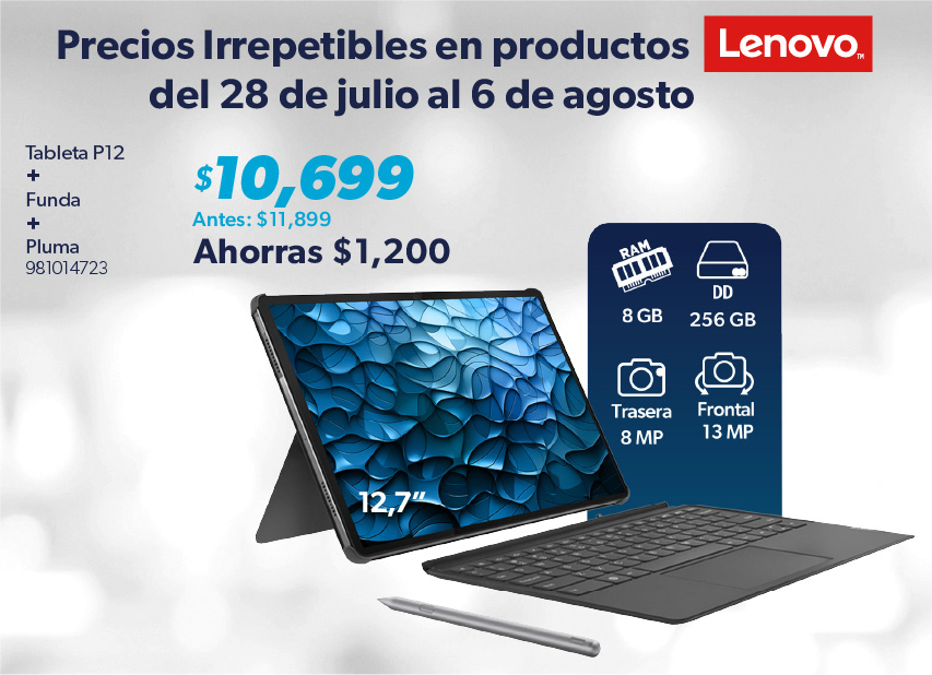 Tableta  mas funda mas pluma