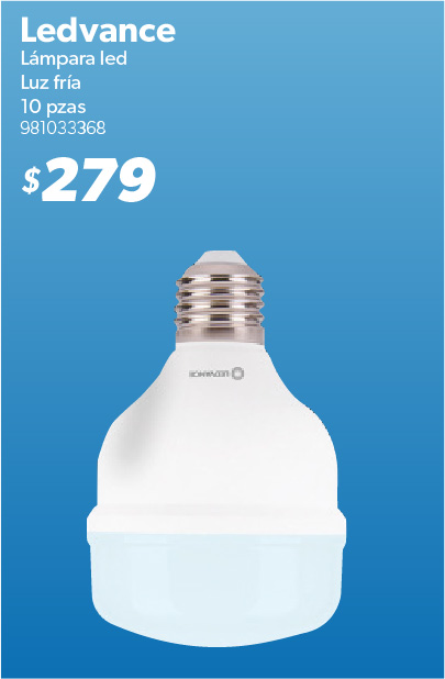 Lampara LED luz fria