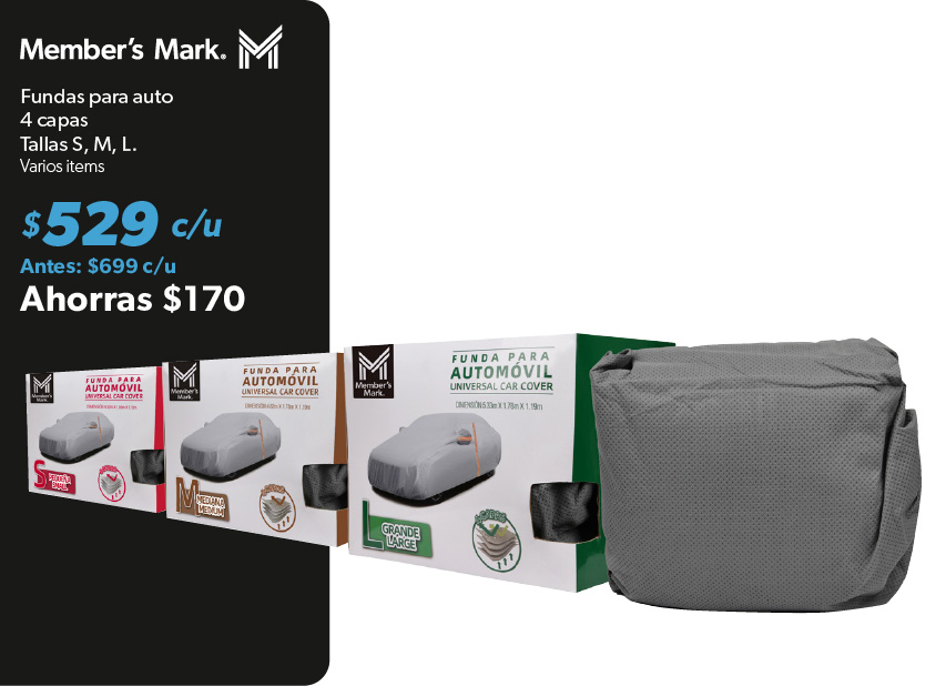 Fundas para auto varias tamanos