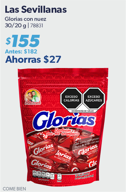 Glorias con nuez