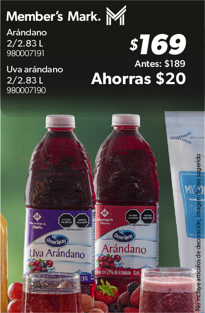 Jugo de arandano uva arandano