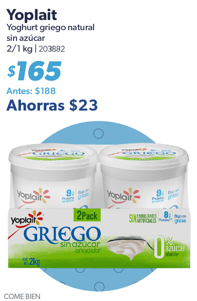 Yoghurt griego natural