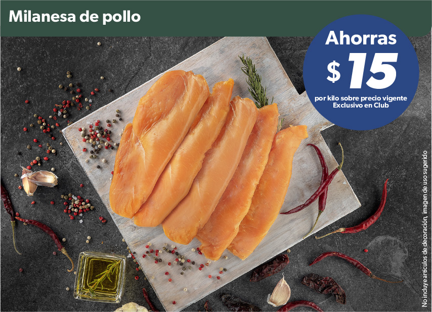 Milanesa de pollo