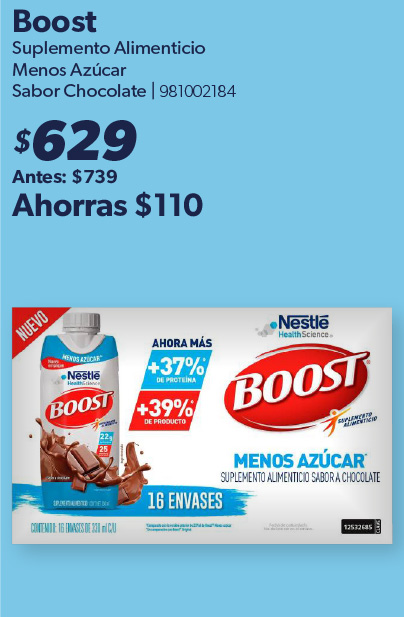 Suplemento alimenticio menos azucar