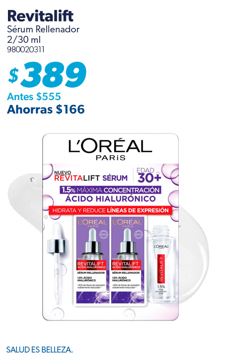 Serum rellenador