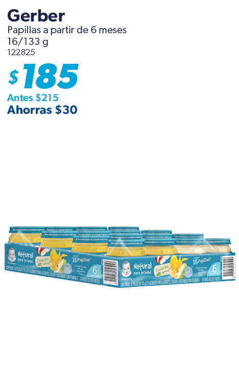 Papillas a partir de 6 meses
