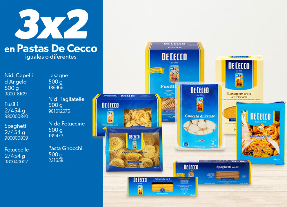 En pastas variedad