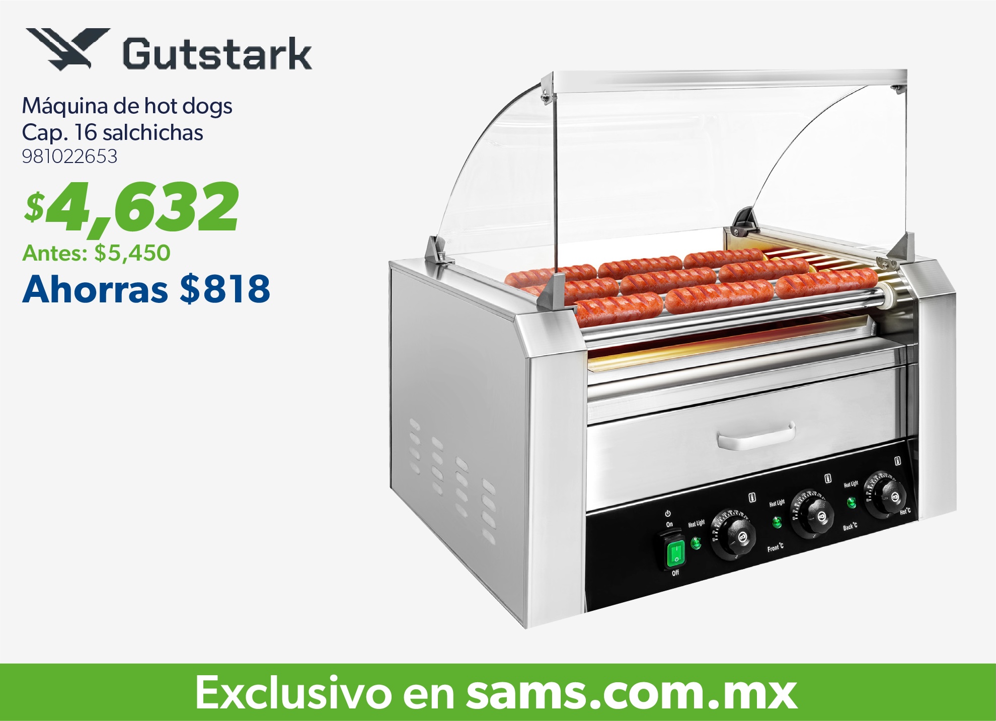 Maquina de hot dogs