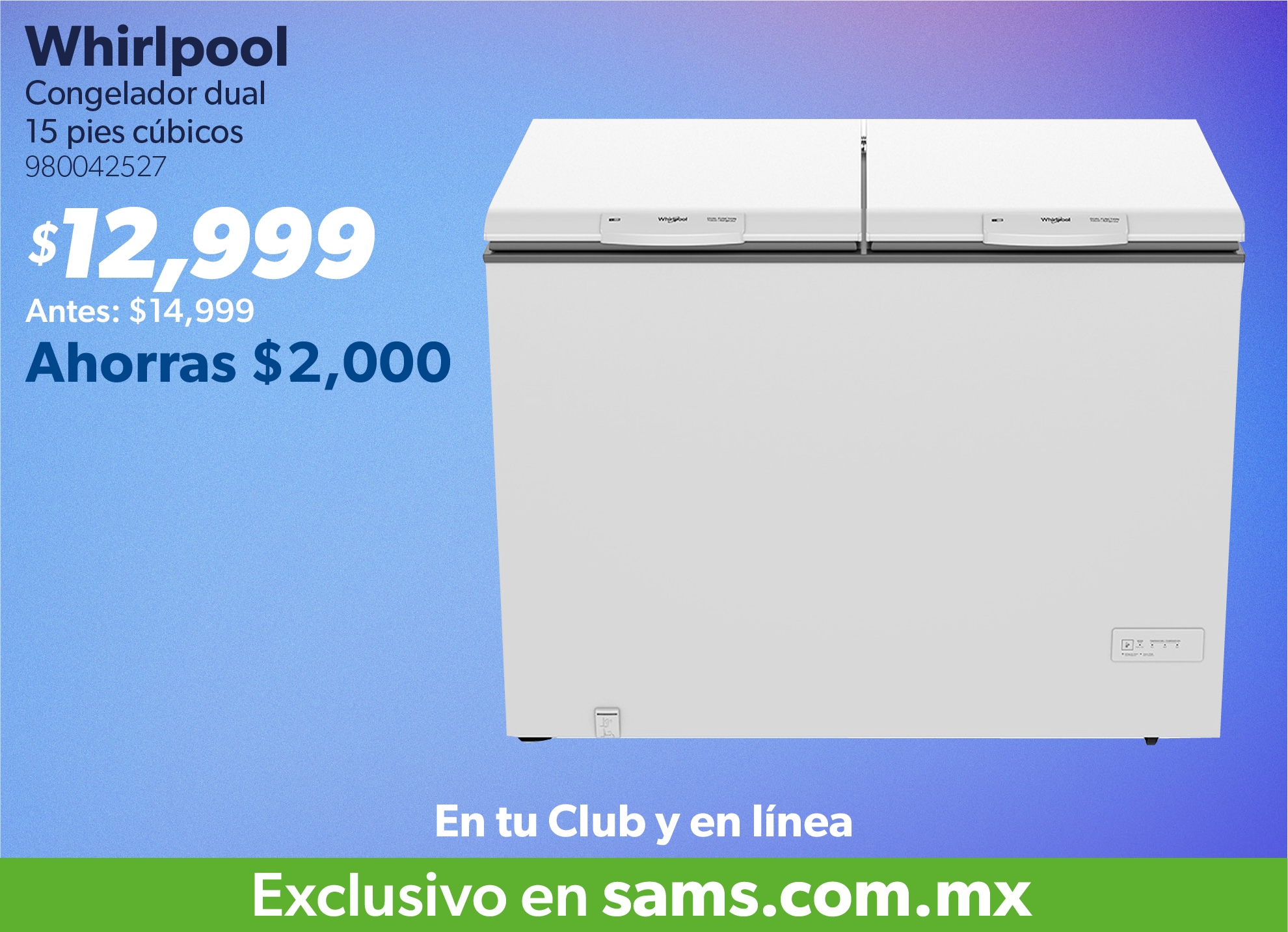 Congelador dual