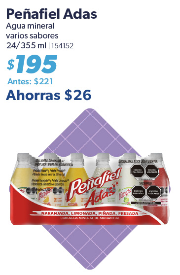 Agua mineral varios sabores