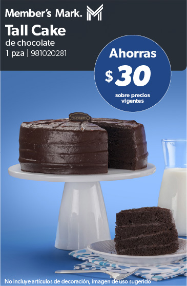 Tall cake de chocolate