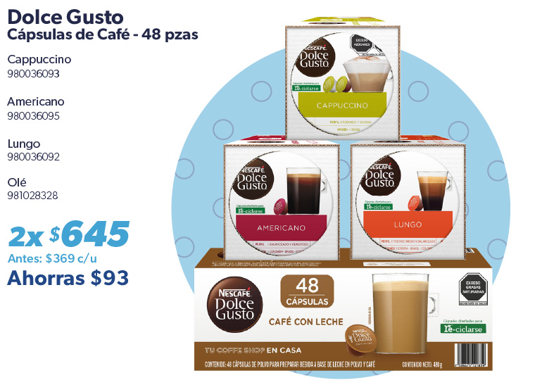 Capsulas de cafe capuccino americano ole lungo