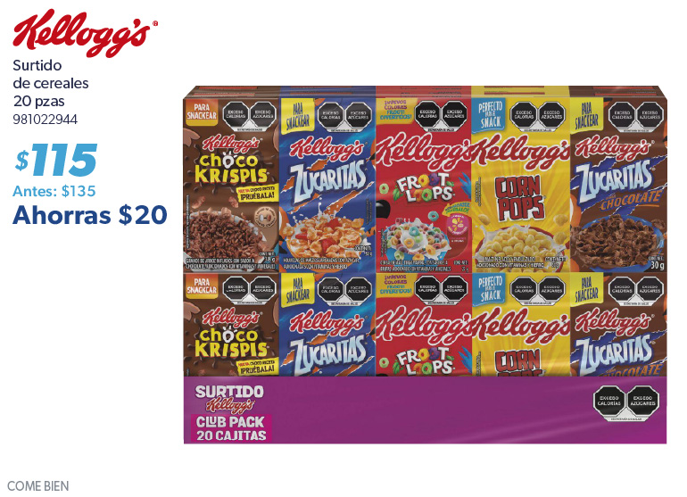Surtido de cereales