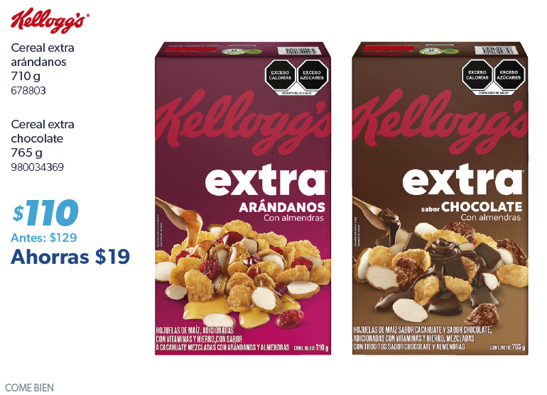 Cereal extra arandanos chocolate