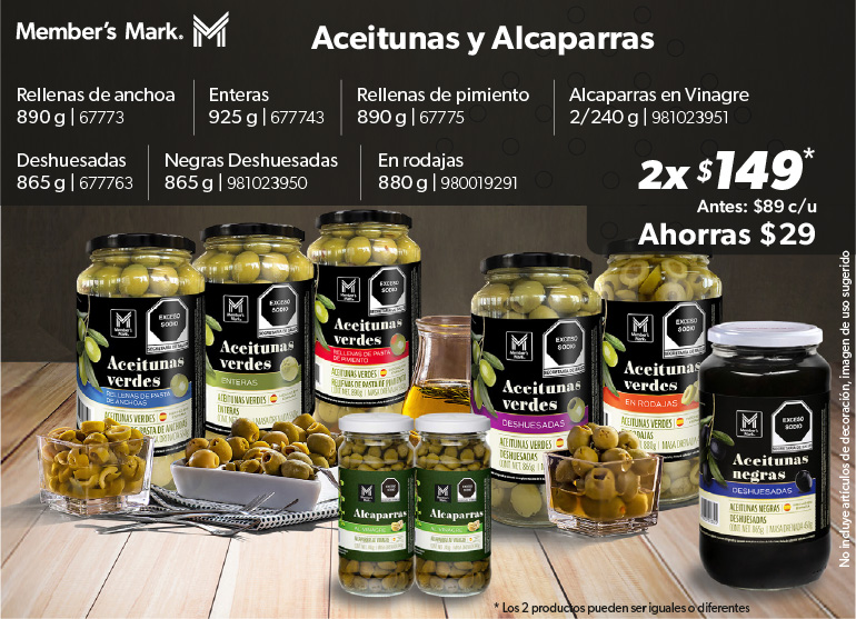 Aceitunas y alcaparras