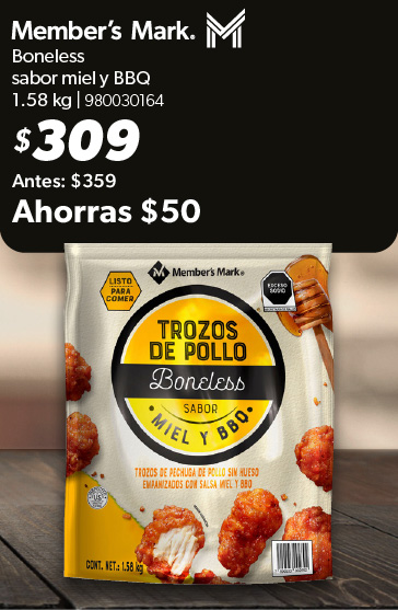 Boneless sabor miel y bbq