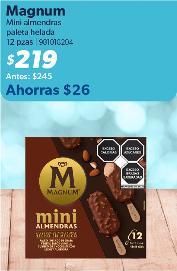 Mini paleta de almendra helada