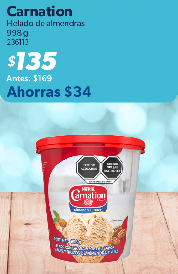 Helado de almendras