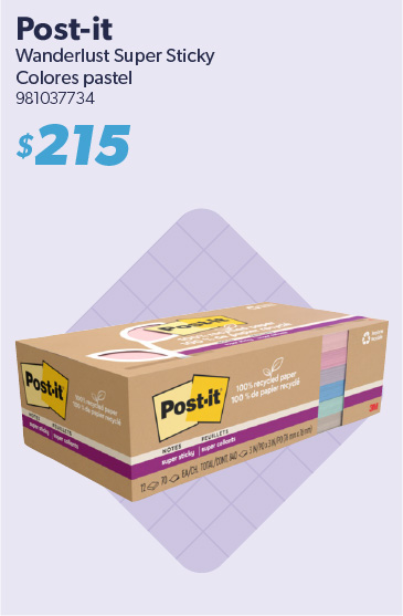 Wanderlust super sticky color pastel