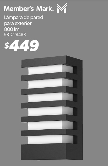 Lampara de pared para exterior