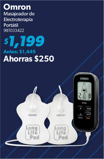 Masajeador de electroterapia portatil