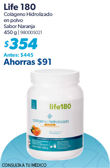 Colageno hidrolizado en polvo sabor naranja