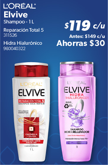Shampoo reparacion total hidra hialuronico
