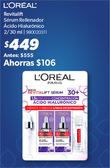 Revitalif serum rellenador
