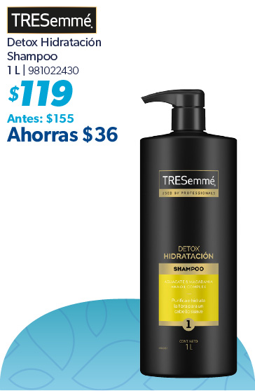 Shampoo detox hidratacion