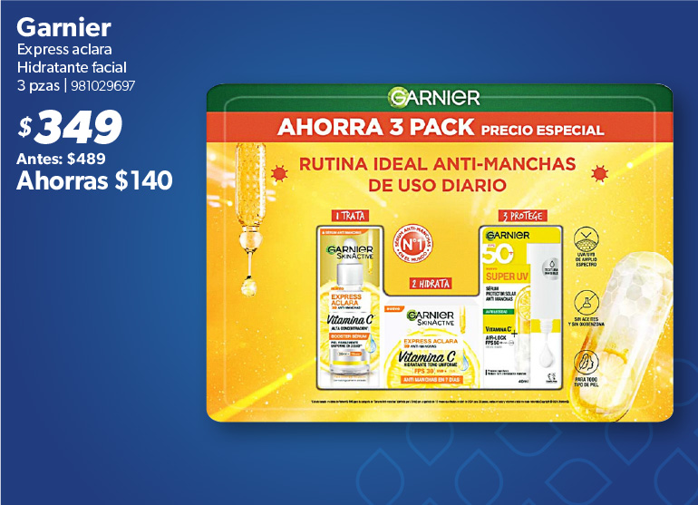 Aclarante hidratante facial