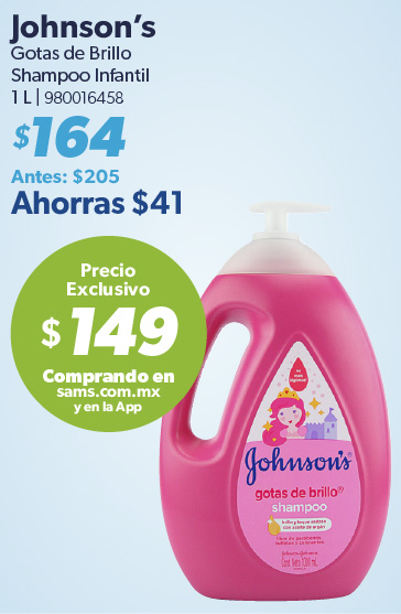 Shampoo infantil gotas de brillo