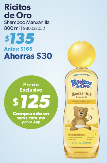 Shampoo manzanilla