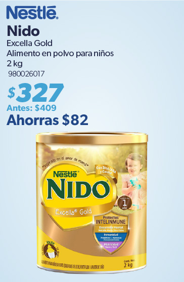 Alimento en polvo para ninos